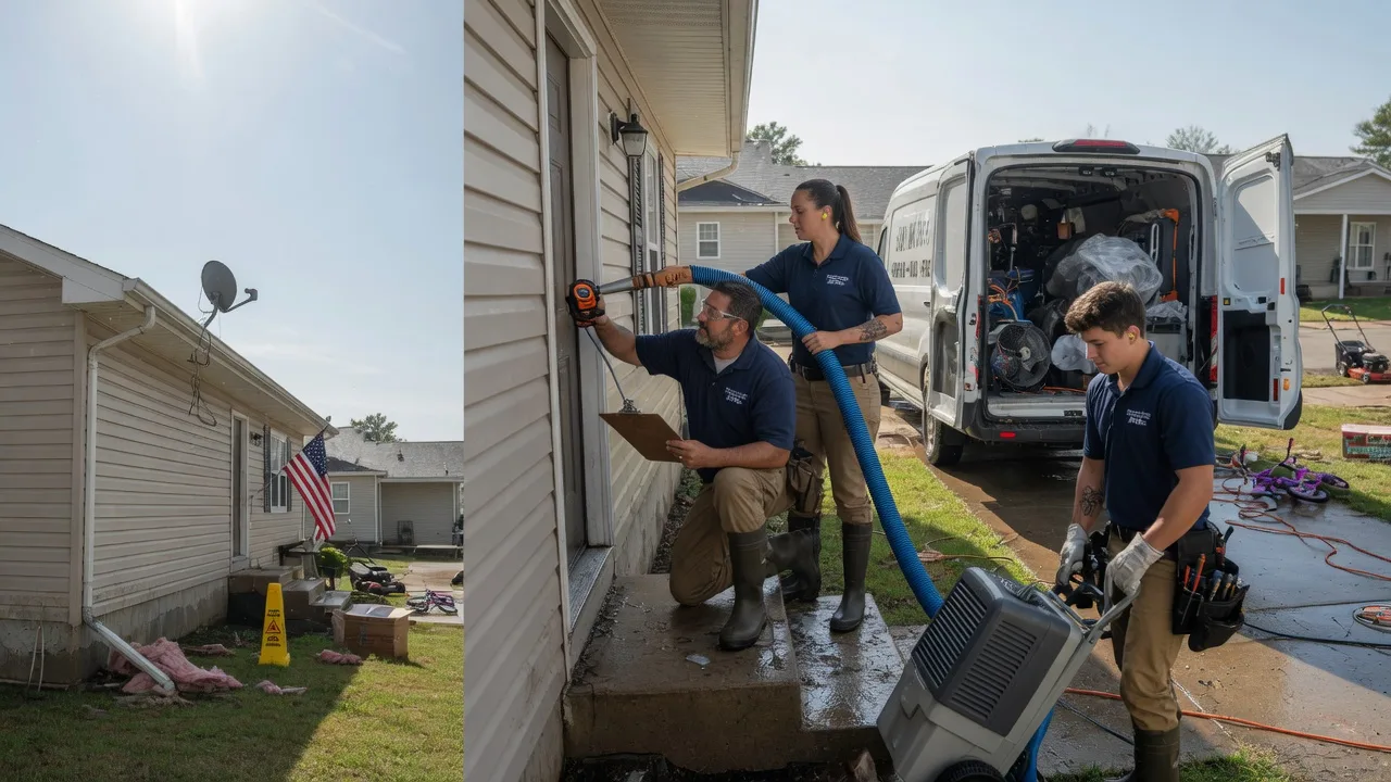 Ceiling Water Damage Restoration in Barnesville, PA near me